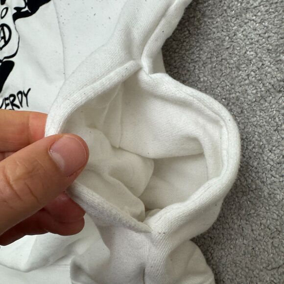 Uniqlo UT x Verdy Pullover Rise Again Hoodie Graphic Sweatshirt Mens Large White - Picture 7 of 16